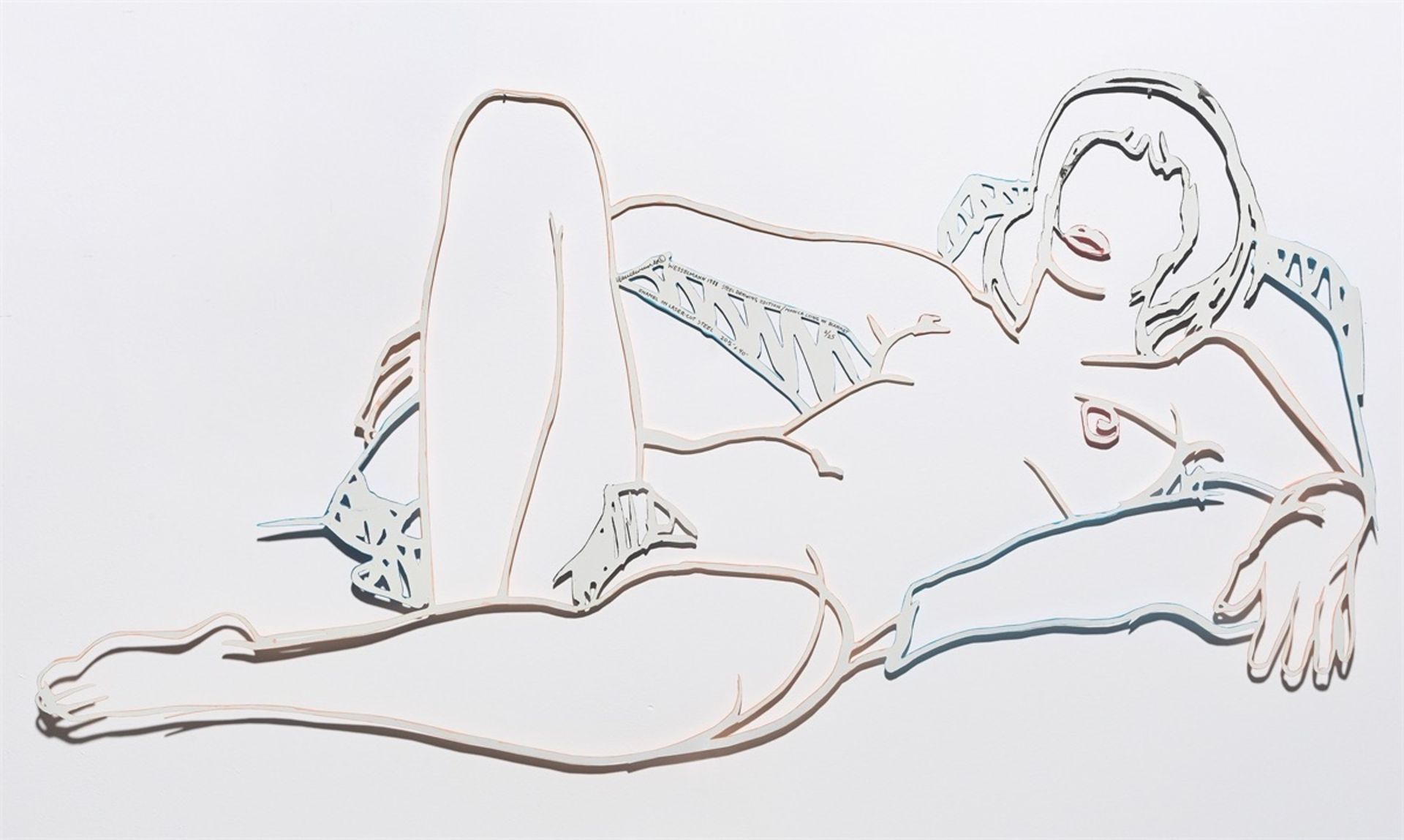 Tom Wesselmann. „Monica Lying on Blanket“. 1988 - Bild 2 aus 2