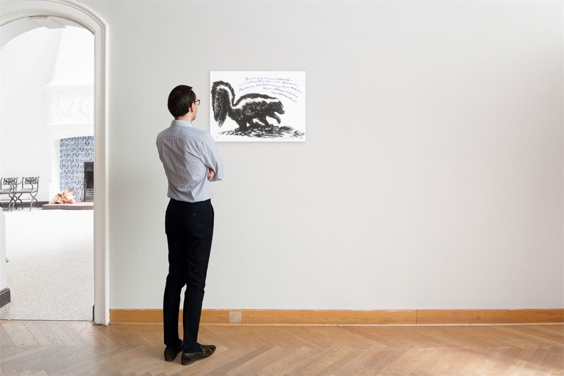 Raymond Pettibon. „No Title (It's Scent on My Brush...)“. 2005 - Bild 3 aus 3