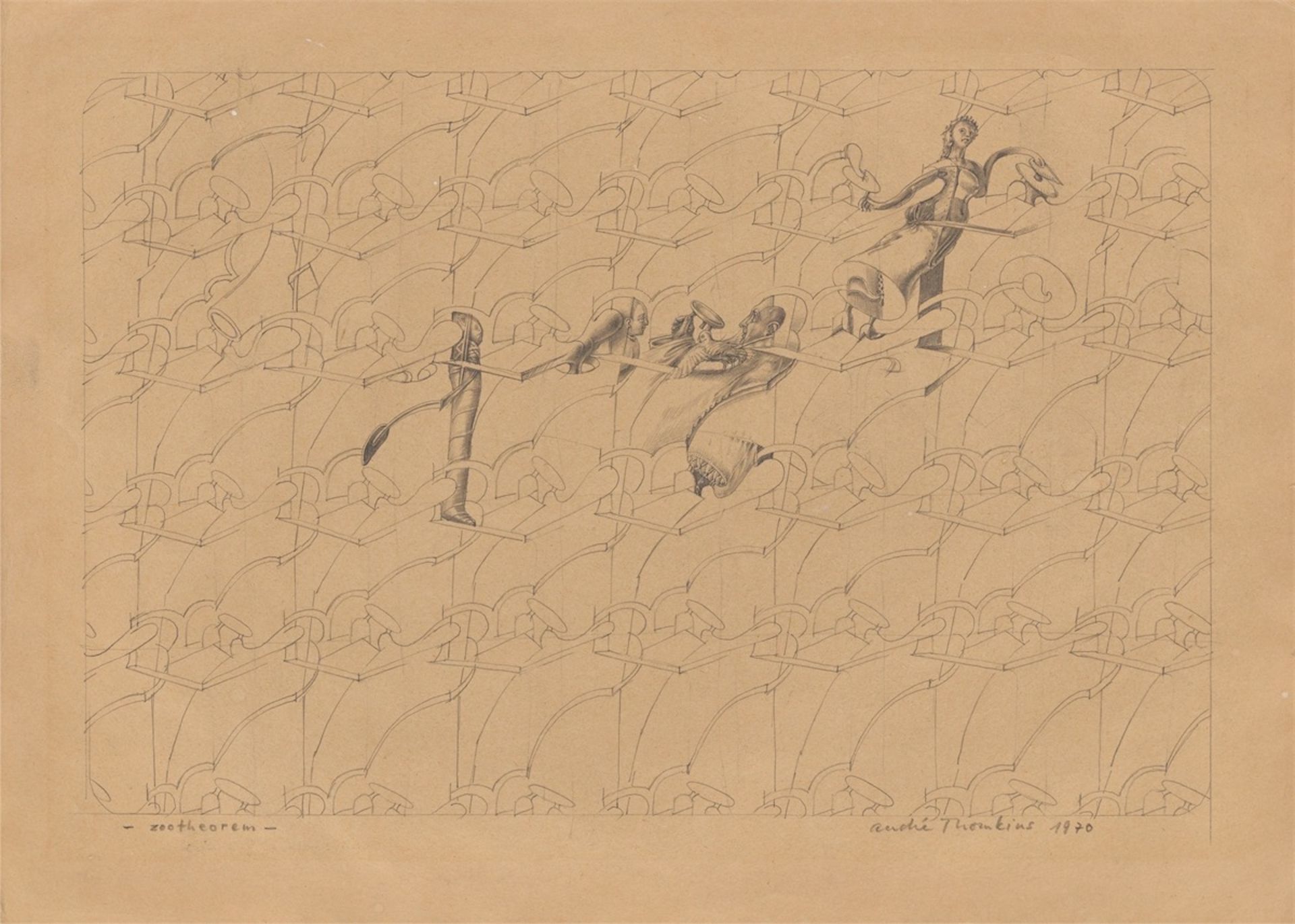 André Thomkins. „zootheorem“. 1970