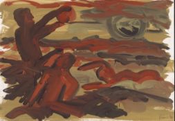 Bernd Zimmer. Bathers. 1982