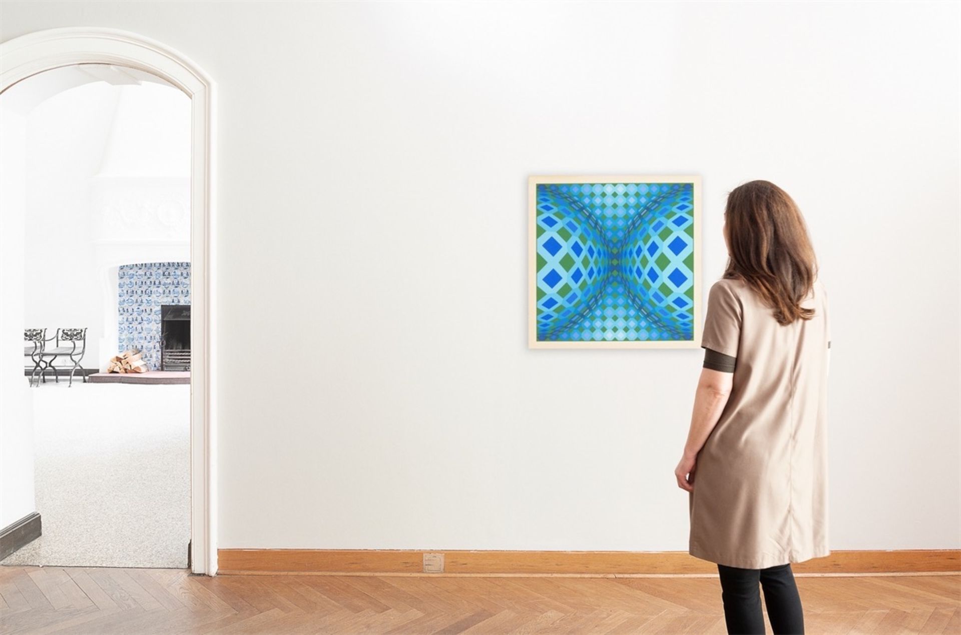 Victor Vasarely. „Gaia VII“. 1975 - Bild 3 aus 3