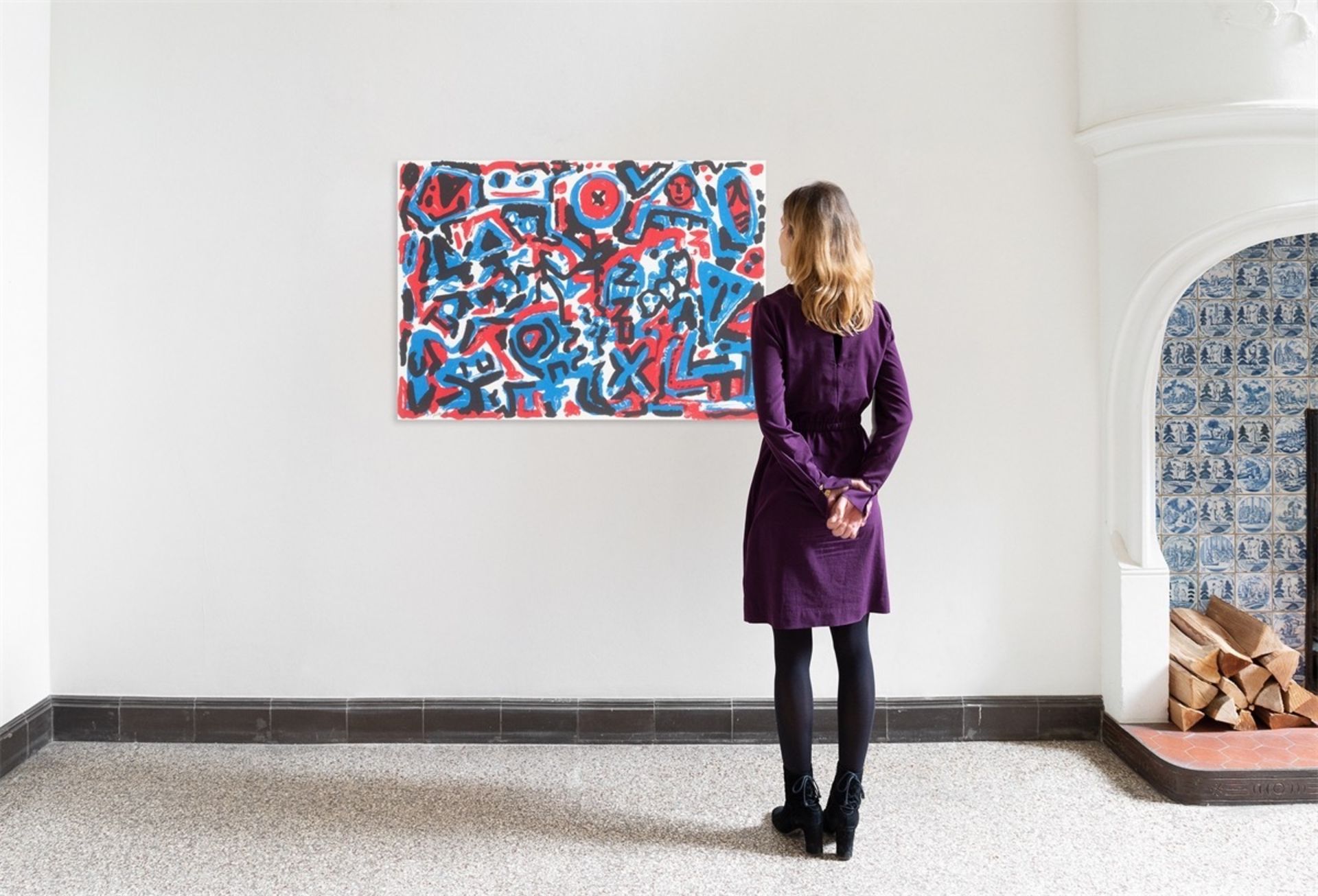 A.R. Penck. „Gegenwärtige Verhältnisse“. 1989 - Bild 3 aus 3