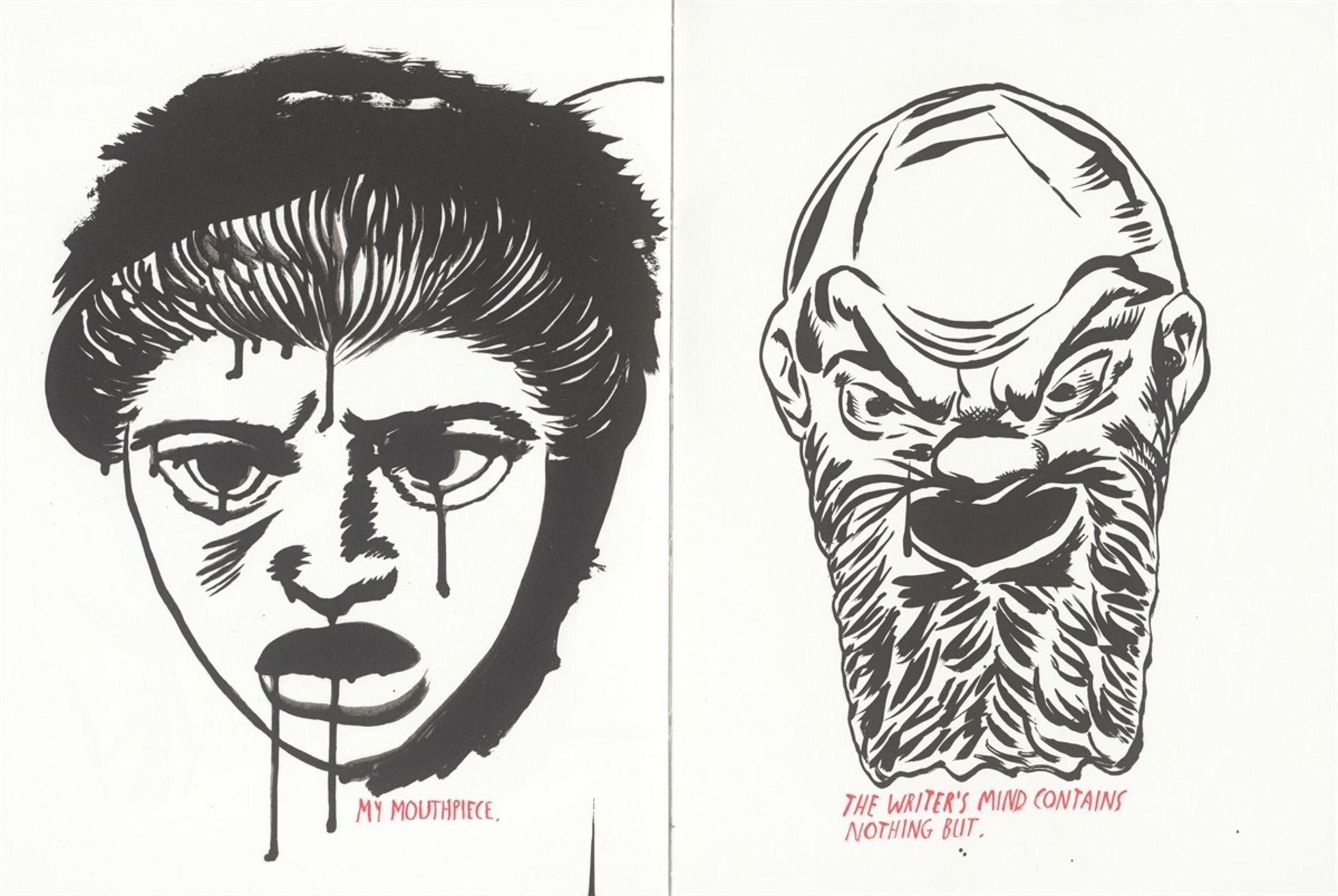 Raymond Pettibon. „Plots on loan“. 2001 - Bild 8 aus 11