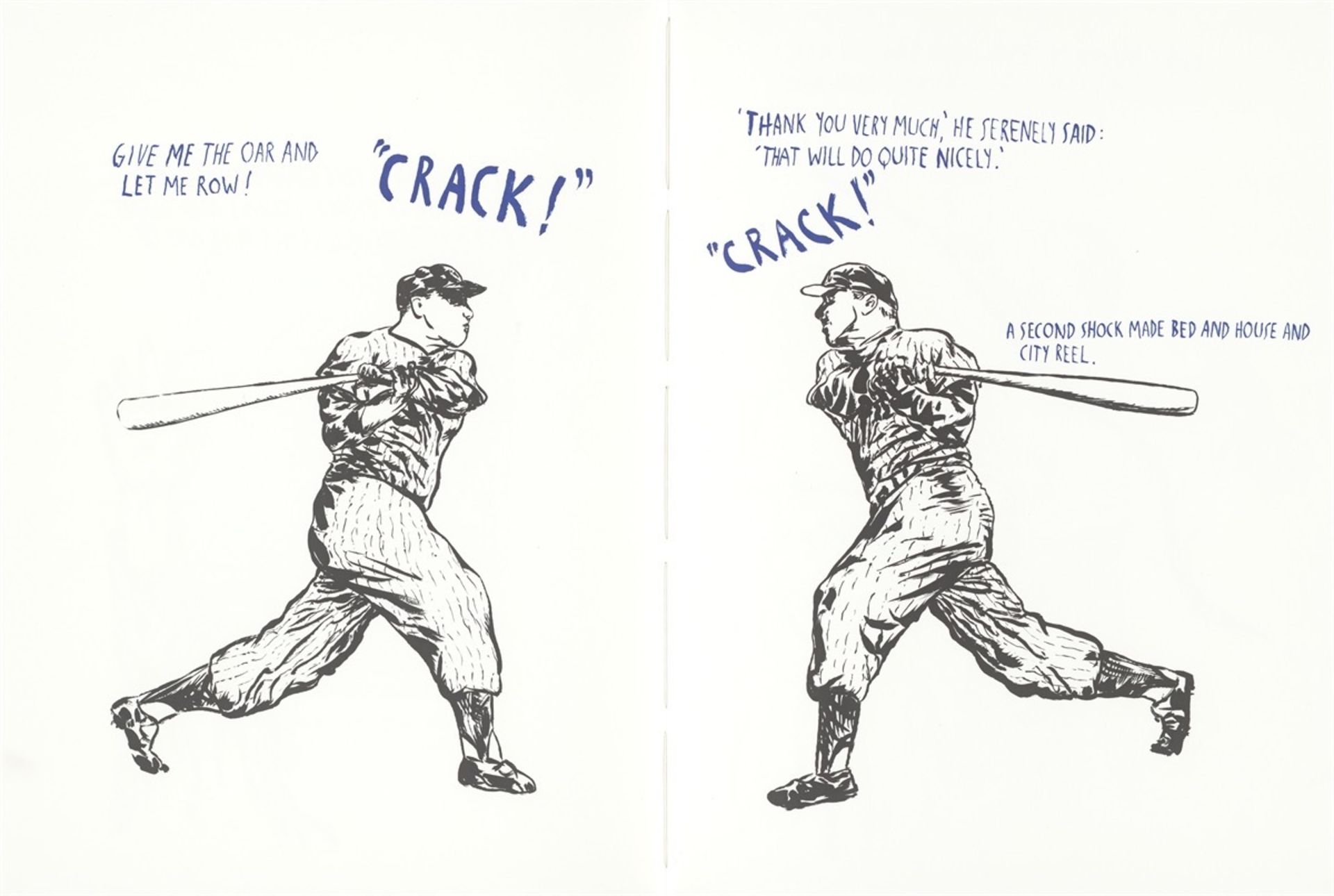 Raymond Pettibon. „Plots on loan“. 2001 - Bild 4 aus 11