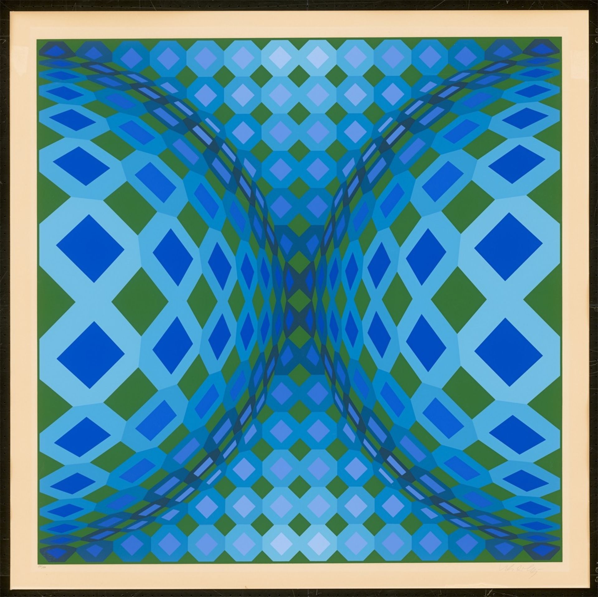 Victor Vasarely. „Gaia VII“. 1975 - Bild 2 aus 3