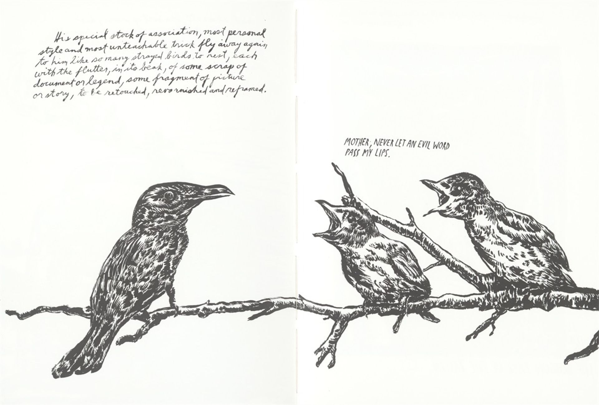 Raymond Pettibon. „Plots on loan“. 2001 - Bild 6 aus 11