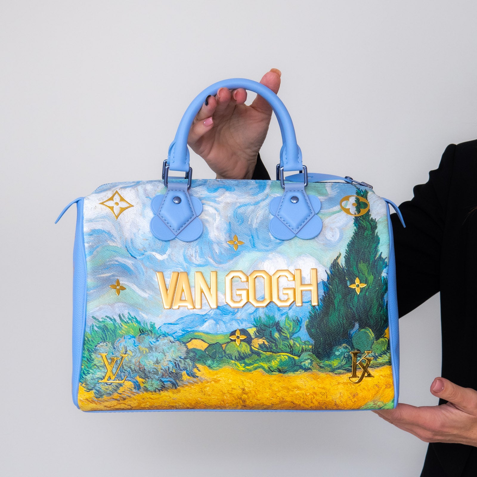 Louis Vuitton Limited Edition Lavender Speedy 30 Jeff Koons Van Gogh Masters Collection - Bild 9 aus 18