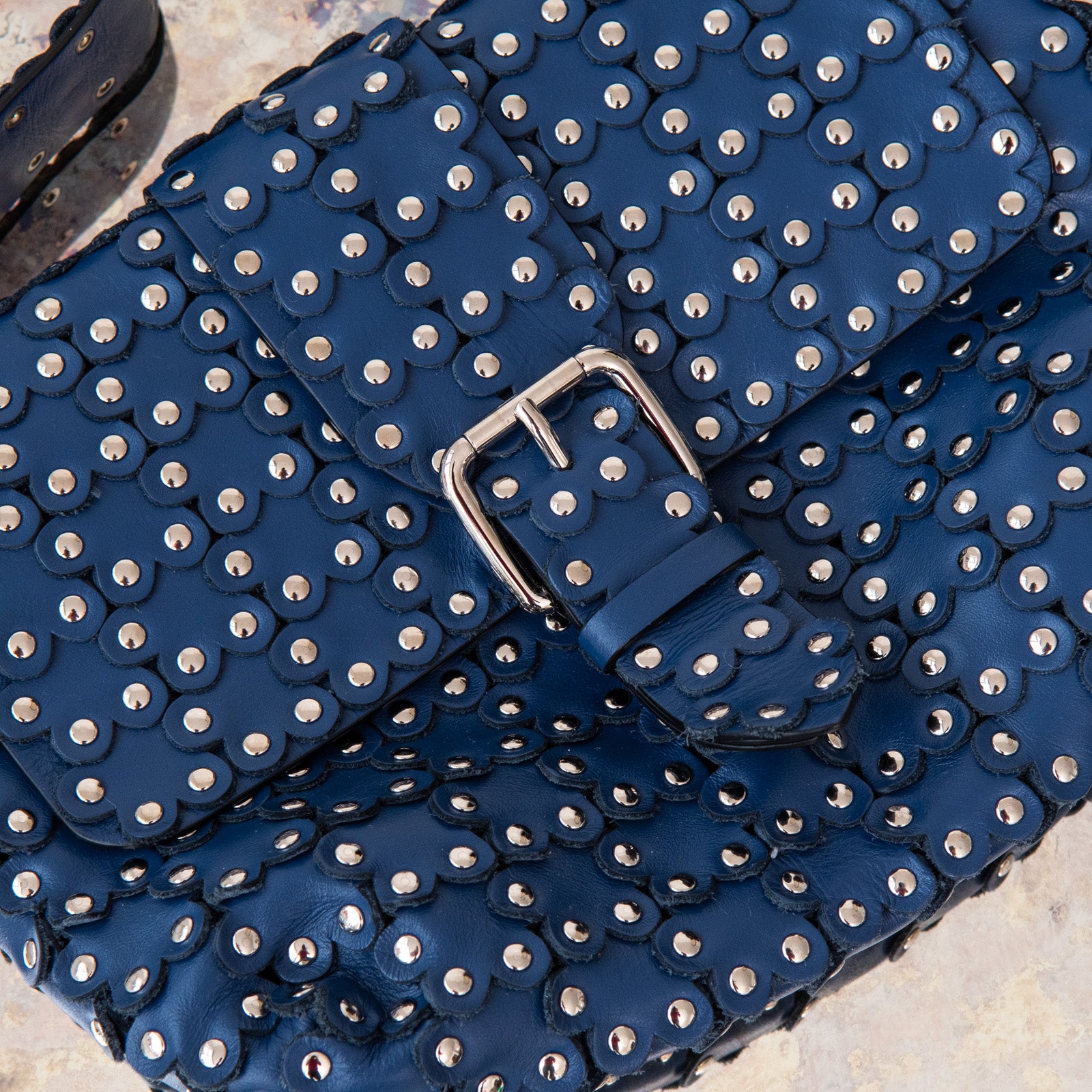 Red Valentino Blue Buckle Bag - Image 3 of 8