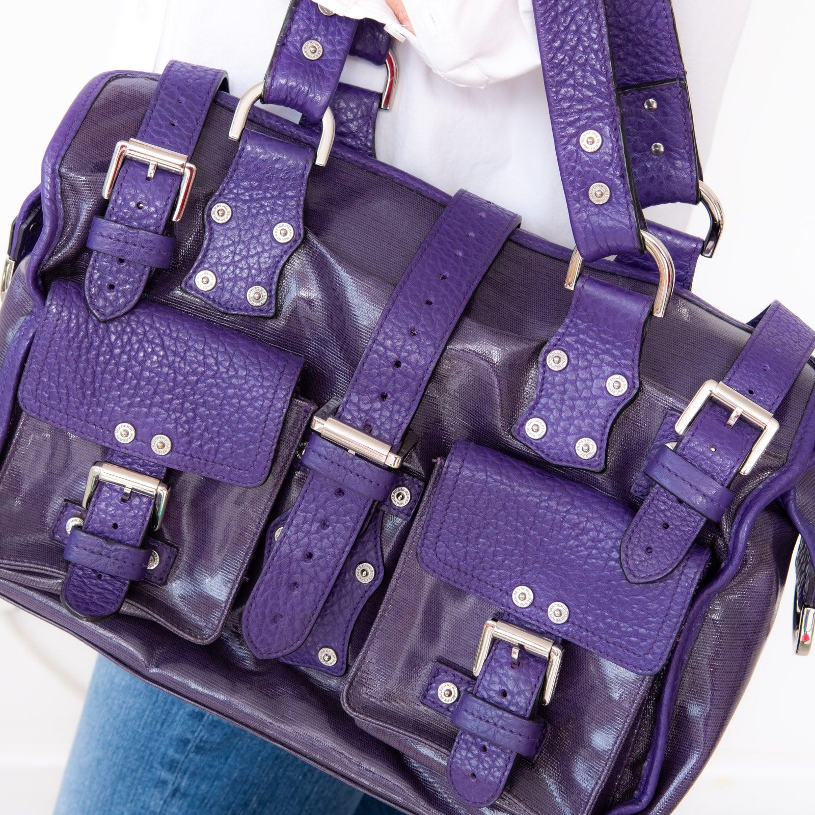 Mulberry Roxanne Purple Bag - Image 5 of 7