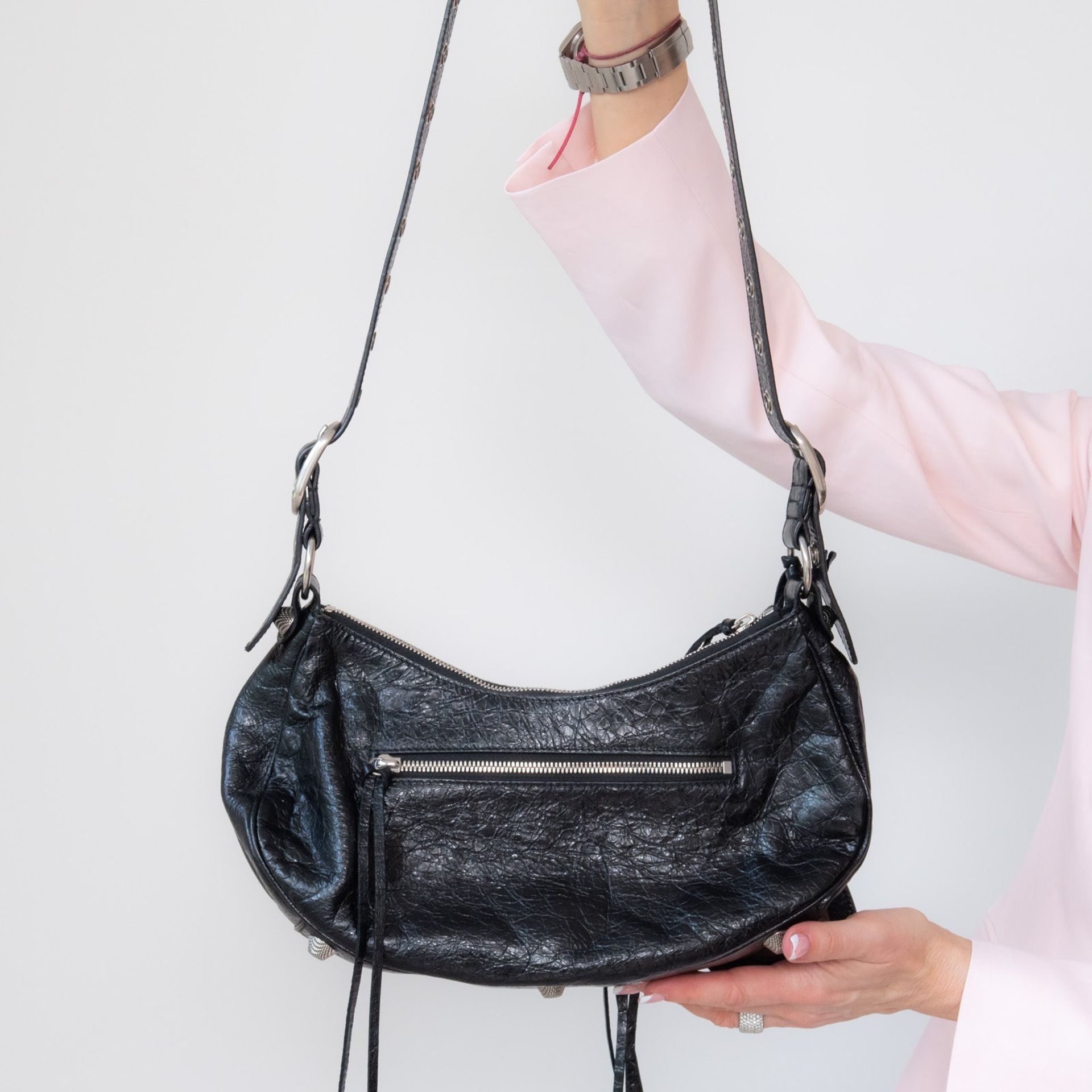 Balenciaga Black Le Cagole Bag - Image 11 of 12