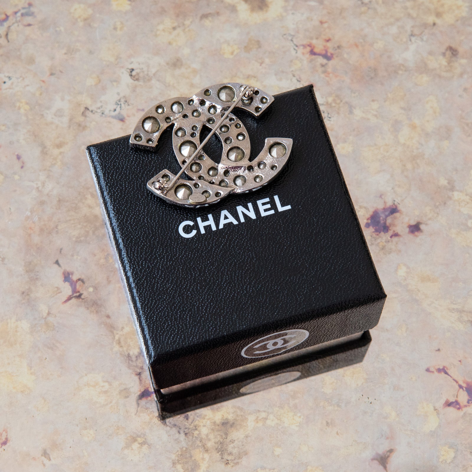 Chanel Diamante Brooch - Image 6 of 6
