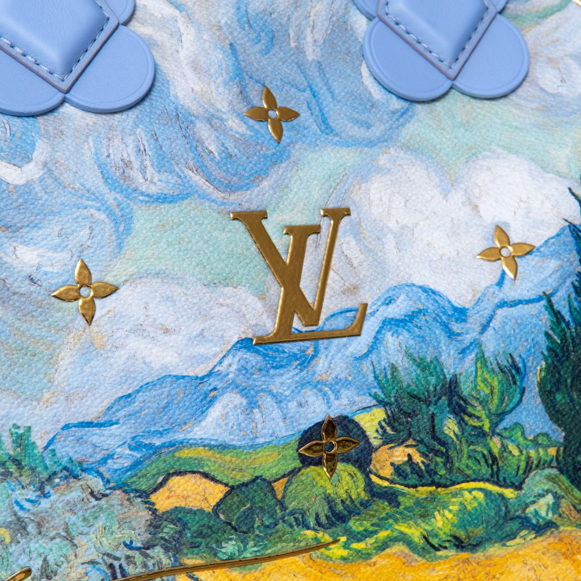 Louis Vuitton Limited Edition Lavender Speedy 30 Jeff Koons Van Gogh Masters Collection - Image 8 of 18