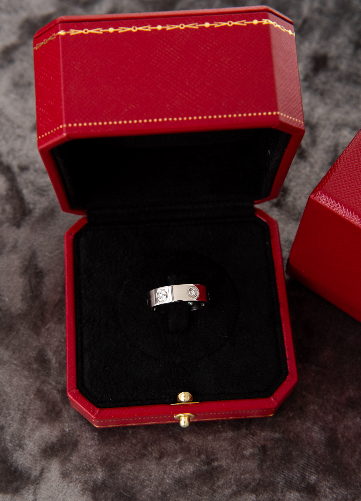 Cartier White Gold Love Ring With Diamonds - Image 3 of 4