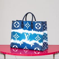 Louis Vuitton Limited Edition Escale Blue On The Go Tote Bag