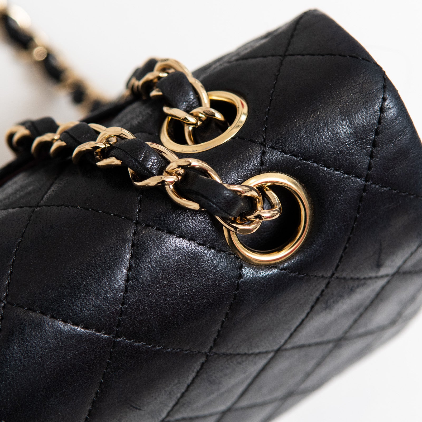 Chanel Black Medium Double Flap Bag - Bild 4 aus 14