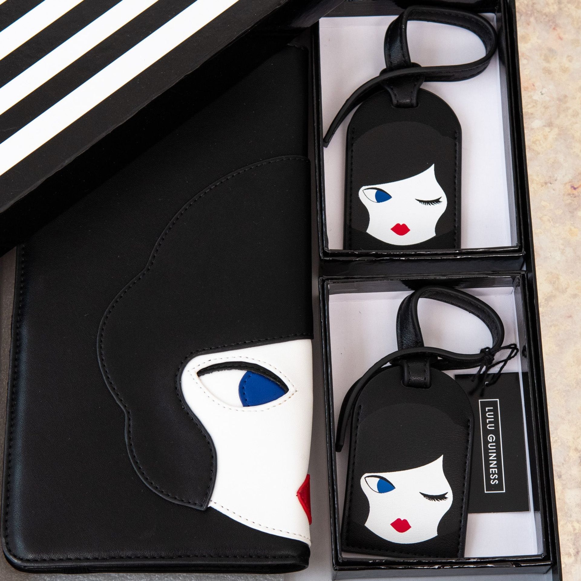 Lulu Guinness Doll Face Travel Set