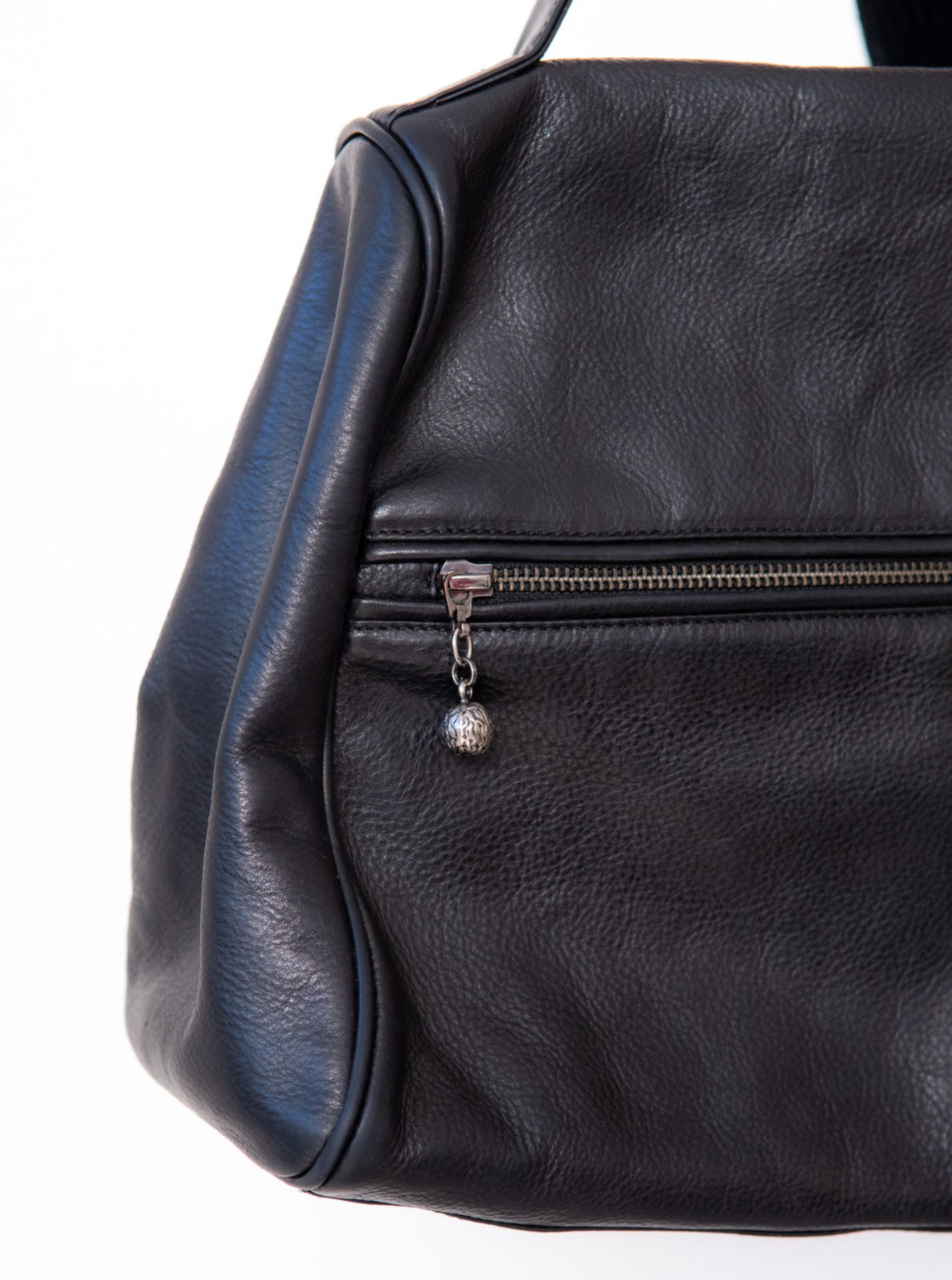 Erva Black Leather Bag - Image 4 of 7