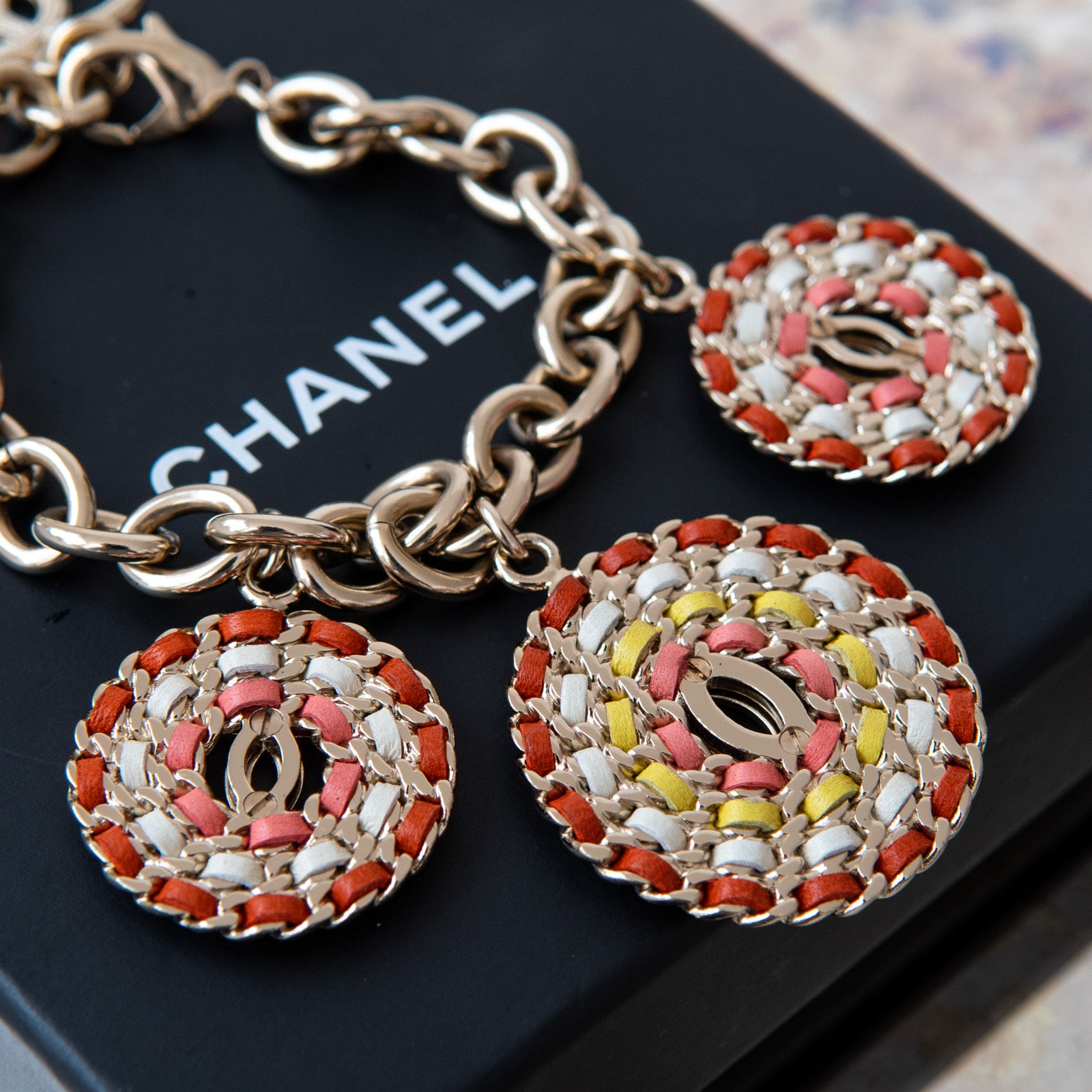 Chanel Medallion Bracelet - Image 4 of 4