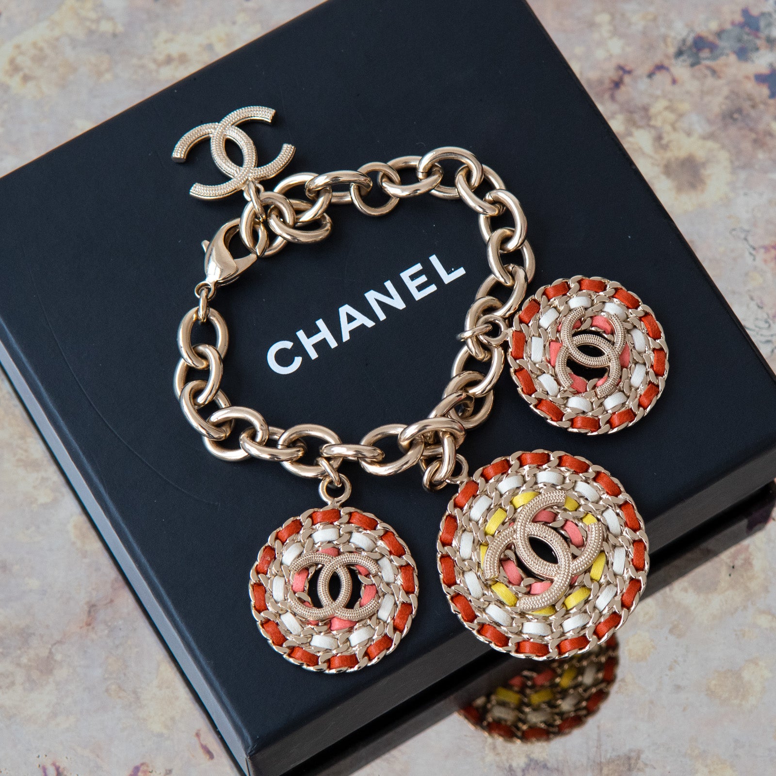 Chanel Medallion Bracelet - Image 2 of 4
