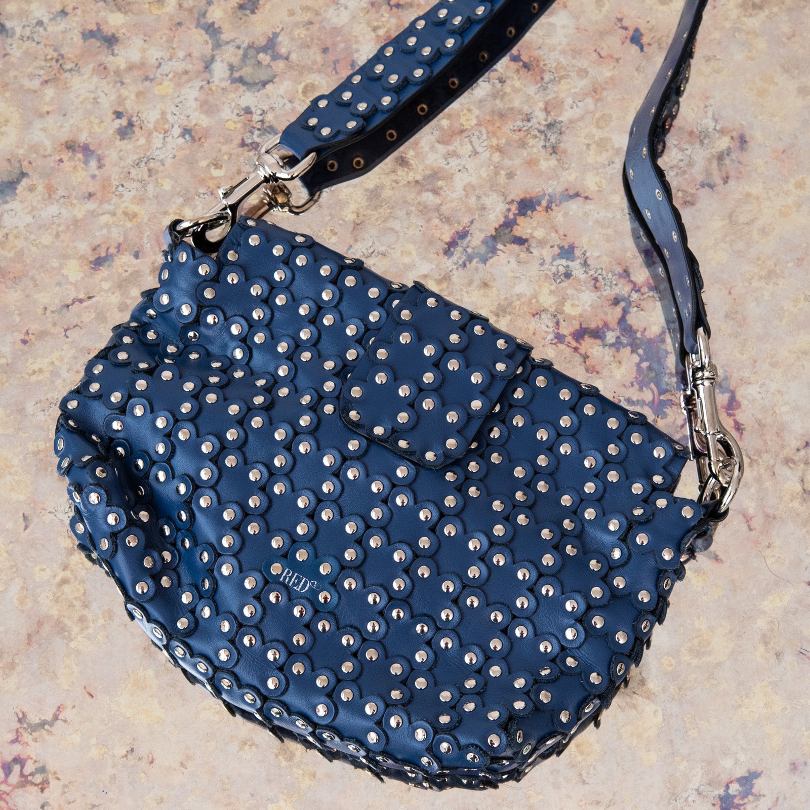 Red Valentino Blue Buckle Bag - Image 6 of 8