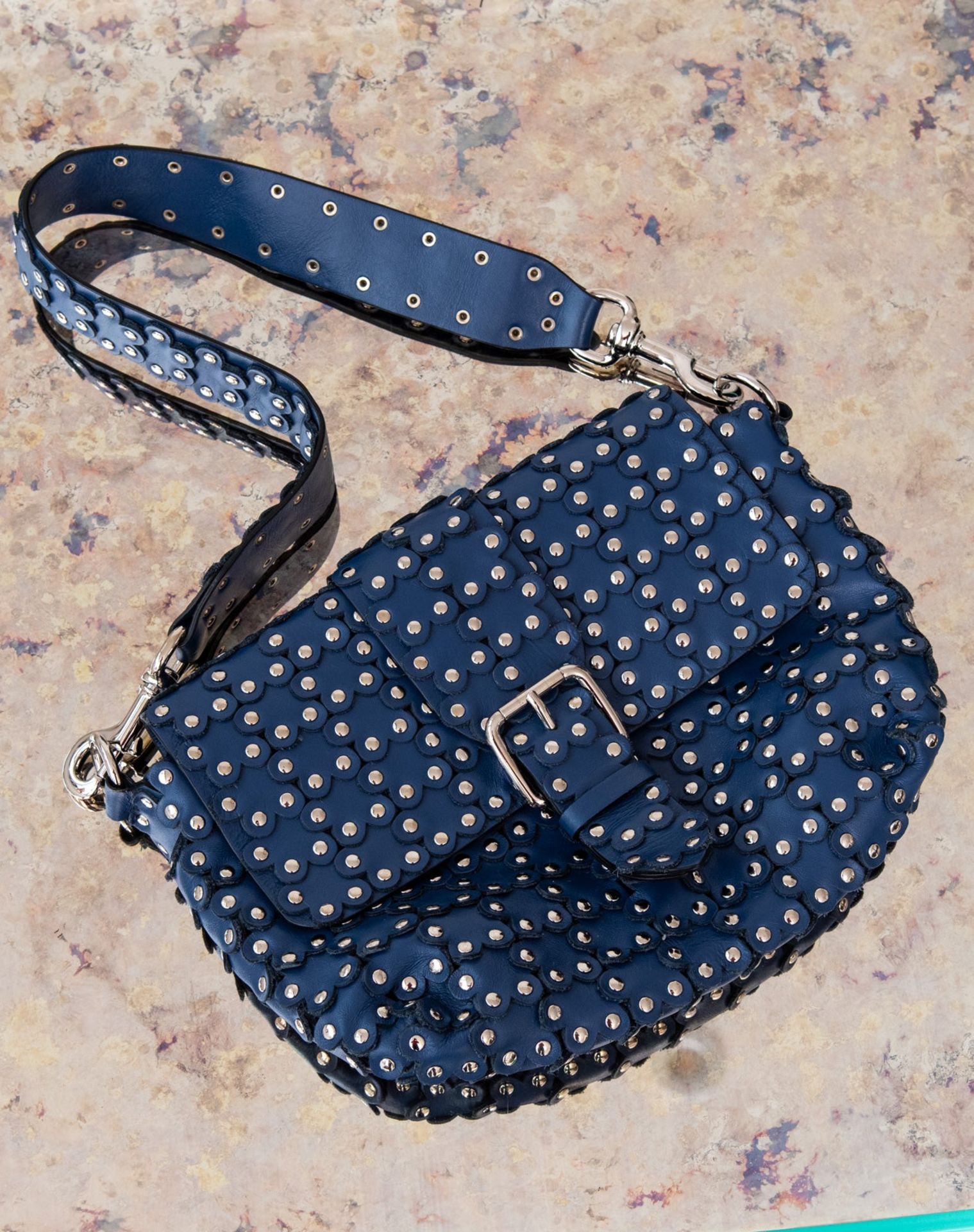 Red Valentino Blue Buckle Bag - Image 2 of 8