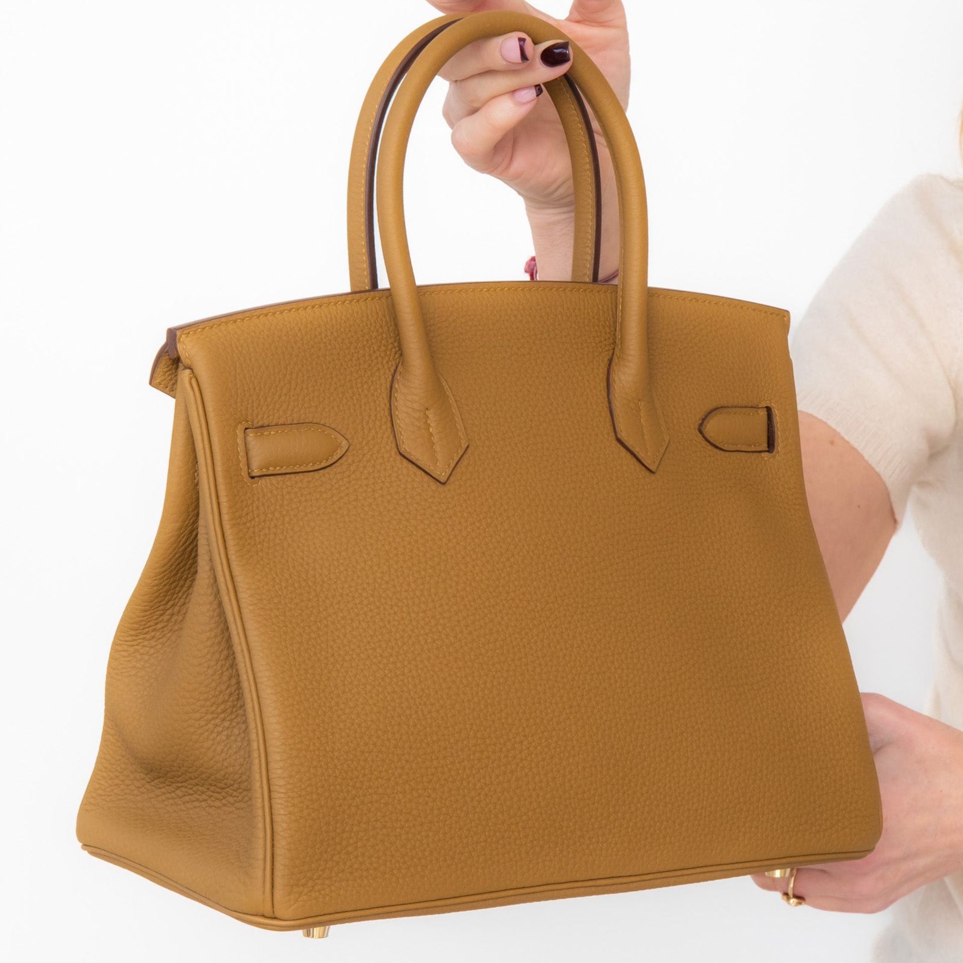 Hermes Bronze Dore Birkin 30 Bag - Image 4 of 9