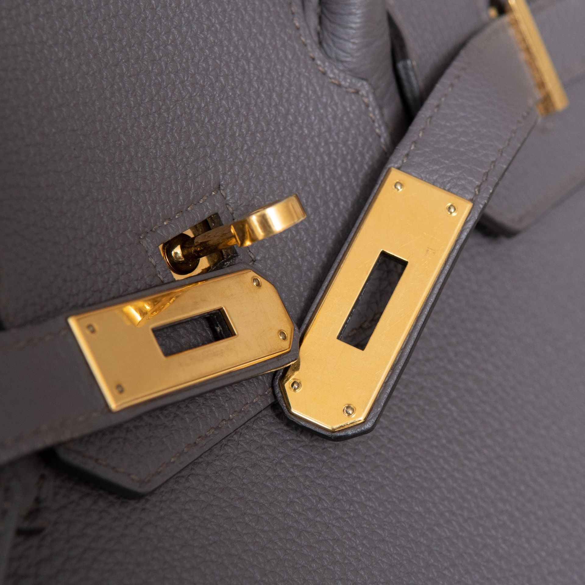 Hermes Birkin 35 Etain Bag - Image 8 of 18