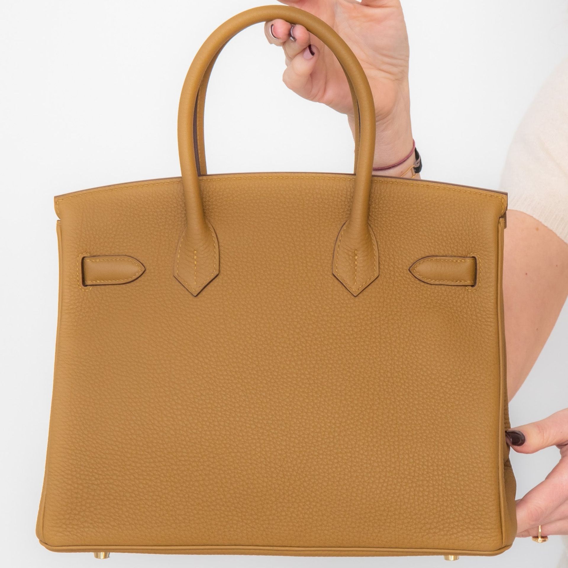 Hermes Bronze Dore Birkin 30 Bag - Image 3 of 9