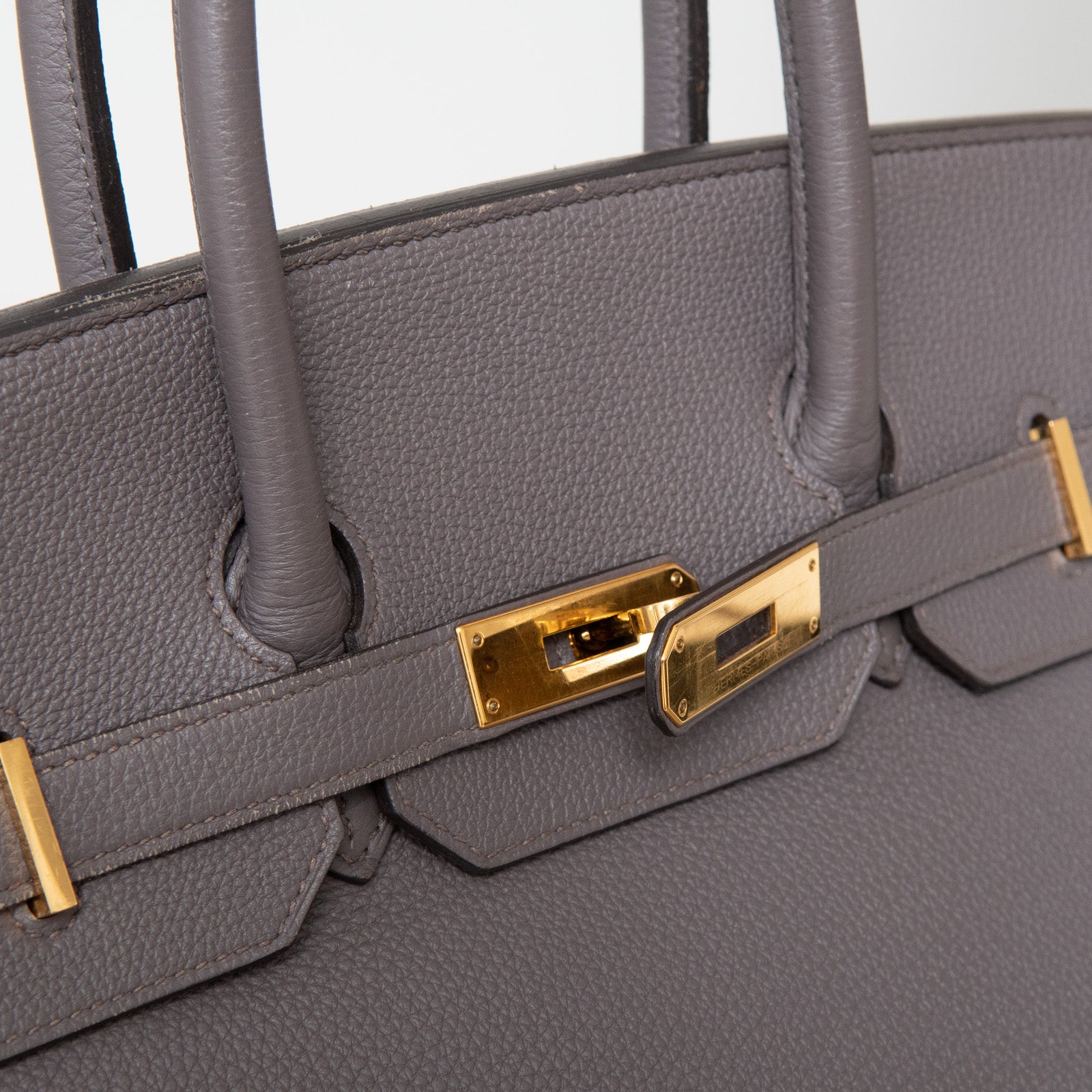 Hermes Birkin 35 Etain Bag - Bild 16 aus 18