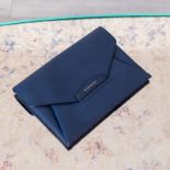 Givenchy Blue Leather Envelope Flap Bag