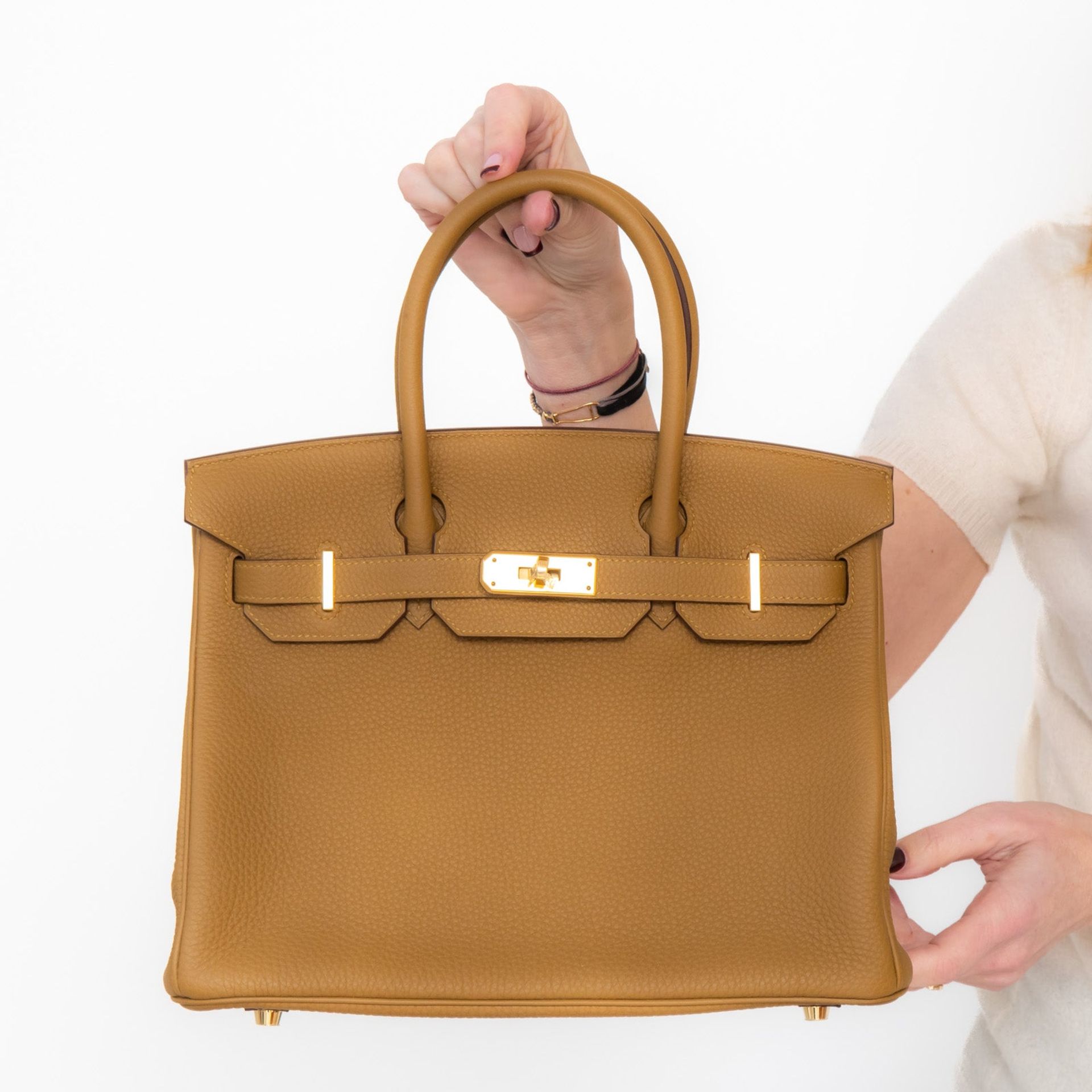 Hermes Bronze Dore Birkin 30 Bag - Image 2 of 9