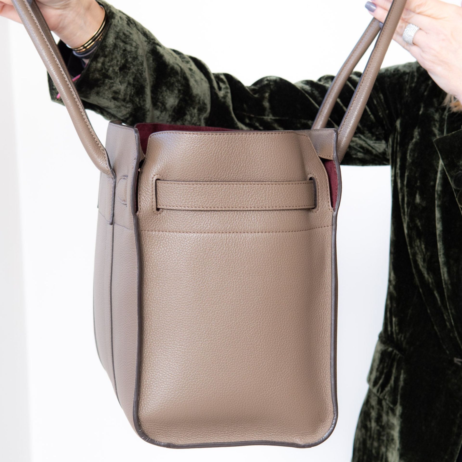 Mulberry Mushroom Zipped Bayswater Leather Bag - Image 10 of 10