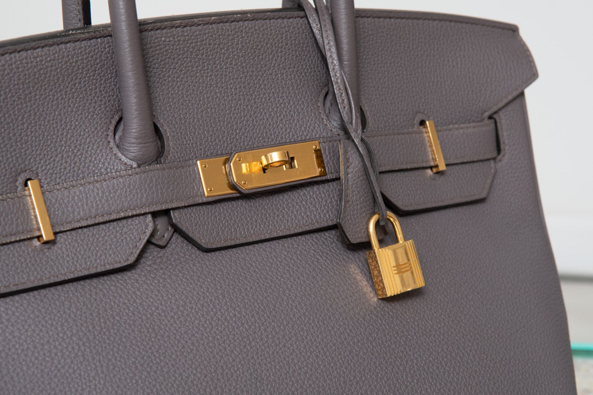 Hermes Birkin 35 Etain Bag - Image 4 of 18