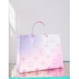 Louis Vuitton Limited Edition On The Go Sunrise Pastel Tote Bag