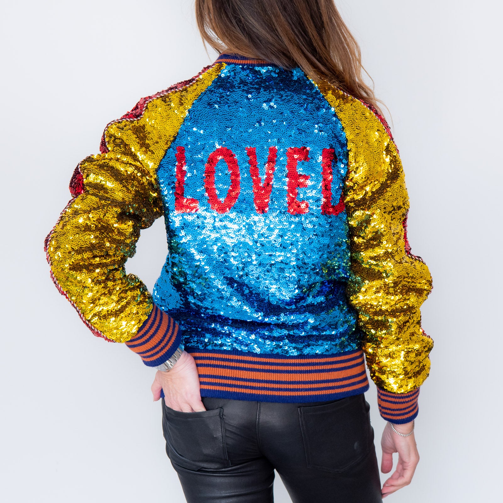 Gucci Loved Multicolour Sequin Jacket Size 12 - Image 3 of 5