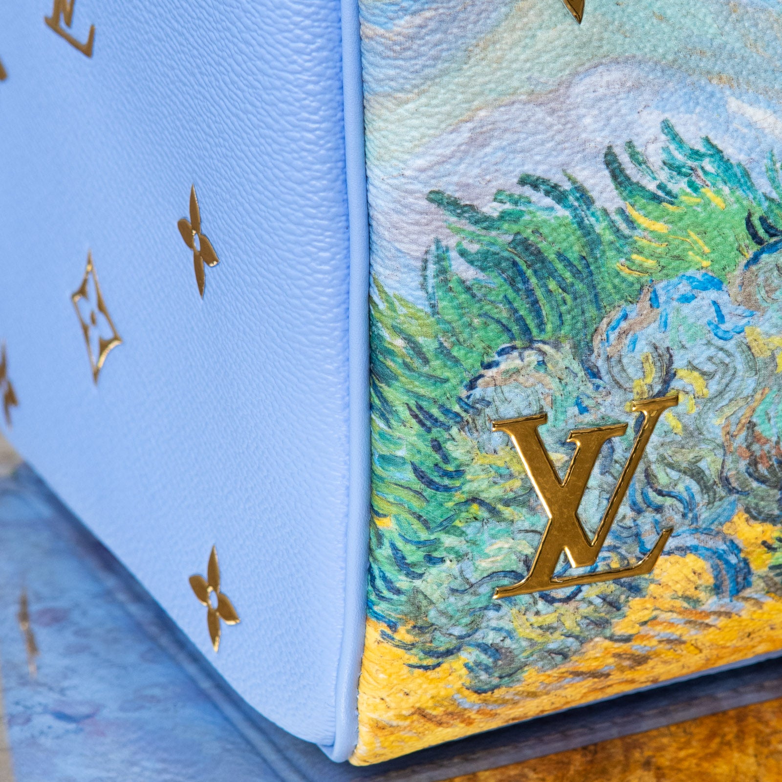 Louis Vuitton Limited Edition Lavender Speedy 30 Jeff Koons Van Gogh Masters Collection - Bild 2 aus 18