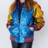 Gucci Loved Multicolour Sequin Jacket Size 12