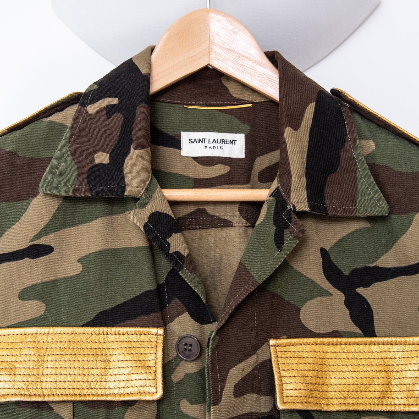 Saint Laurent Camouflage Safari Jacket - Image 3 of 4