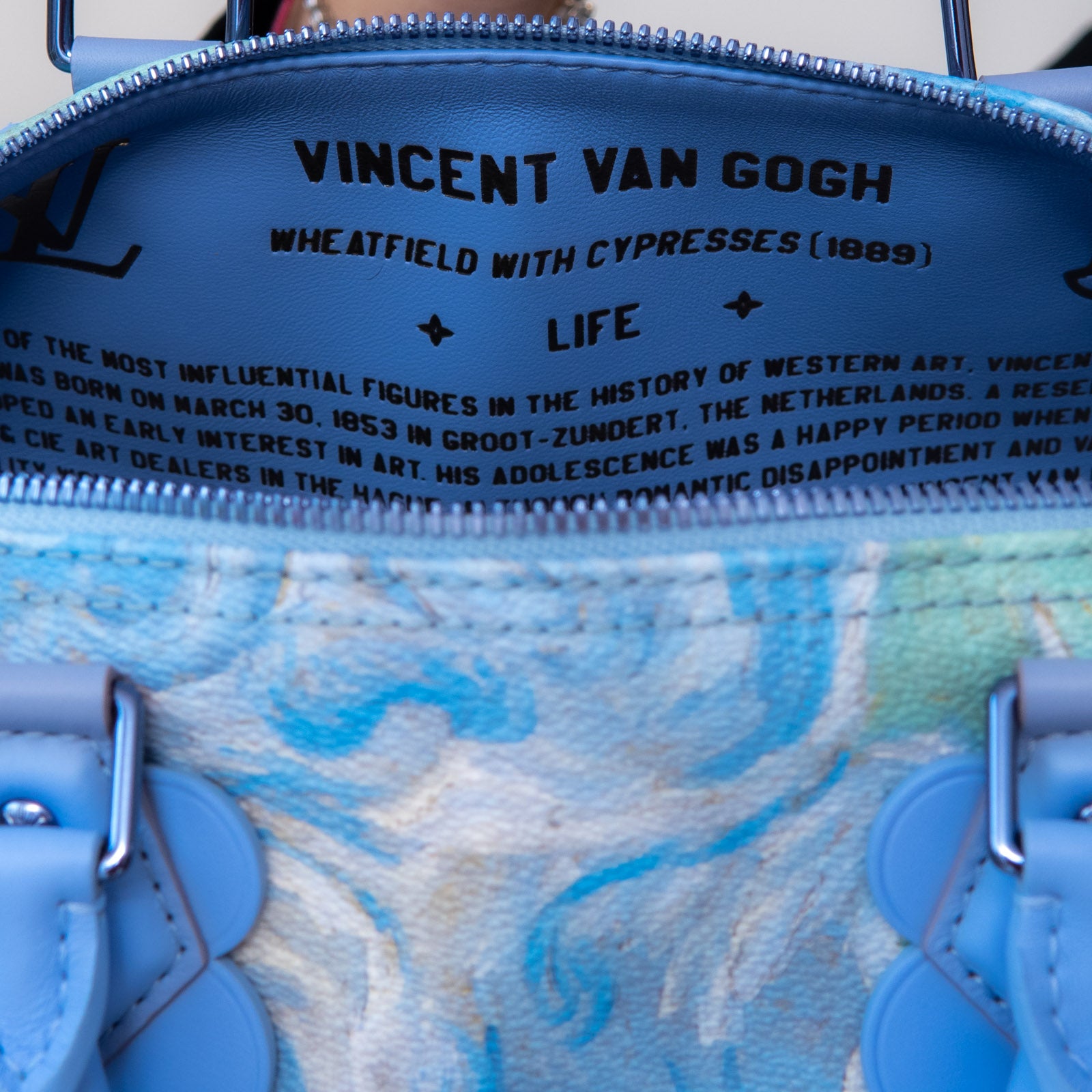 Louis Vuitton Limited Edition Lavender Speedy 30 Jeff Koons Van Gogh Masters Collection - Bild 14 aus 18