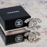 Chanel Diamante Brooch