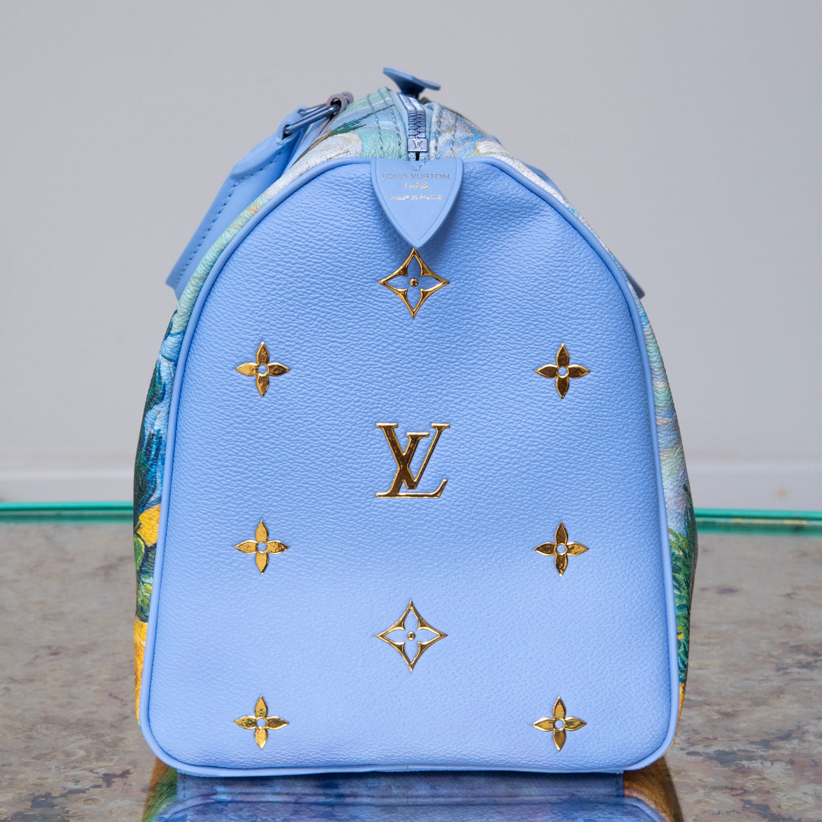 Louis Vuitton Limited Edition Lavender Speedy 30 Jeff Koons Van Gogh Masters Collection - Image 4 of 18