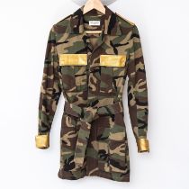 Saint Laurent Camouflage Safari Jacket