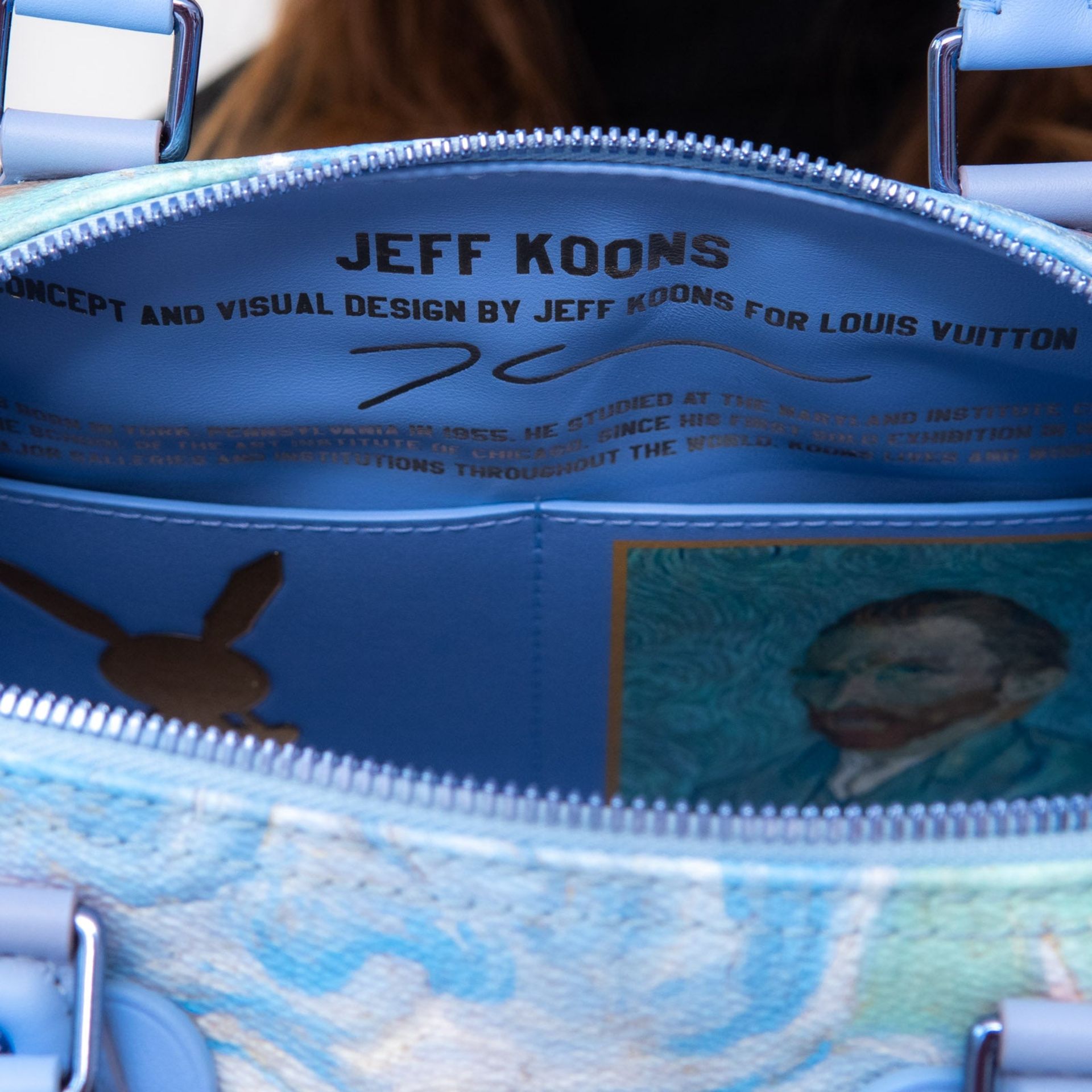 Louis Vuitton Limited Edition Lavender Speedy 30 Jeff Koons Van Gogh Masters Collection - Image 15 of 18