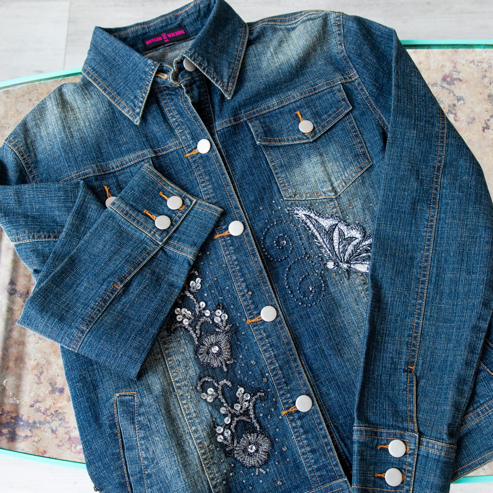 Butler and Wilson Denim Jacket - Image 5 of 9