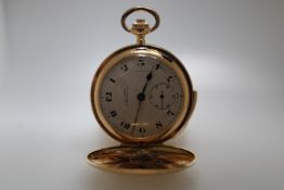 Rueff Freres La Chaux Fonds Minute Repeater 18ct Full Hunter Pocket Watch