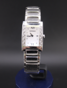 MONT BLANC WATCH MOP DIAL 26 DIAMOND CASE WITH BOX