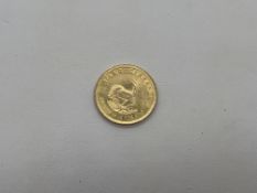 A 1/4oz Krugerrand 1982 Fine Gold 22ct 8.53g