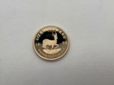 A 1/2oz Krugerrand 1992 Fine Gold 22ct