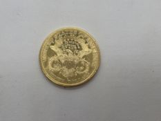 A United States Of America Twenty Dollar Double Eagle Coronet Head Coin 1890 0.900 Fine Gold 21.6ct