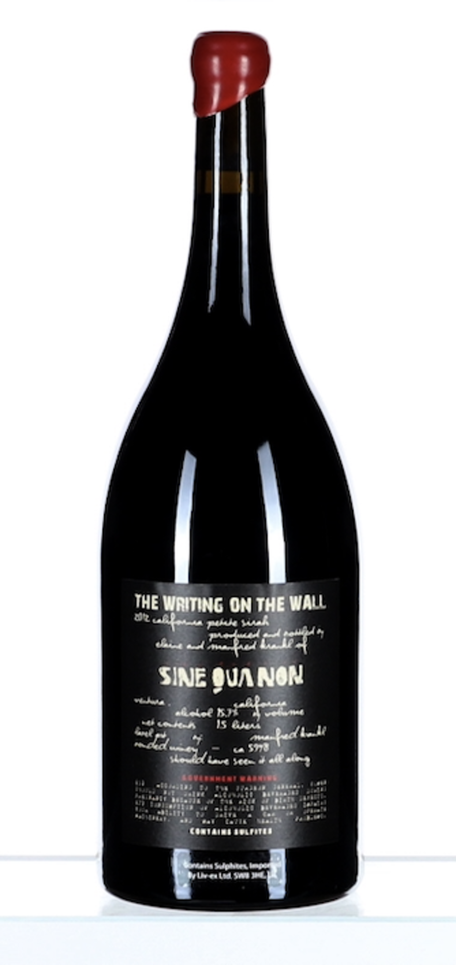 Sine Qua Non, The Writing on the Wall, California 2012 Magnum 1,5L - Image 2 of 2